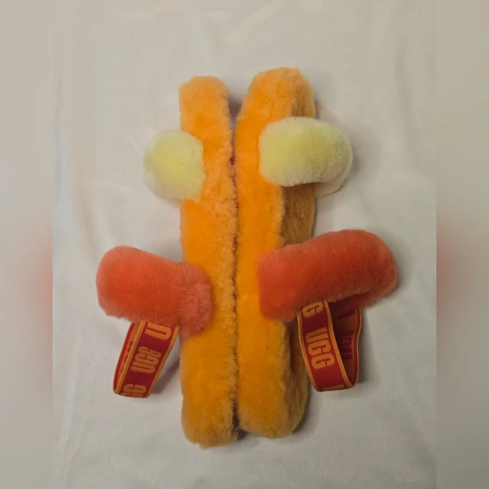 UGG Girl's Oh Yeah Slingback Slipper 1115752K Youth Size 6 Orange Yellow